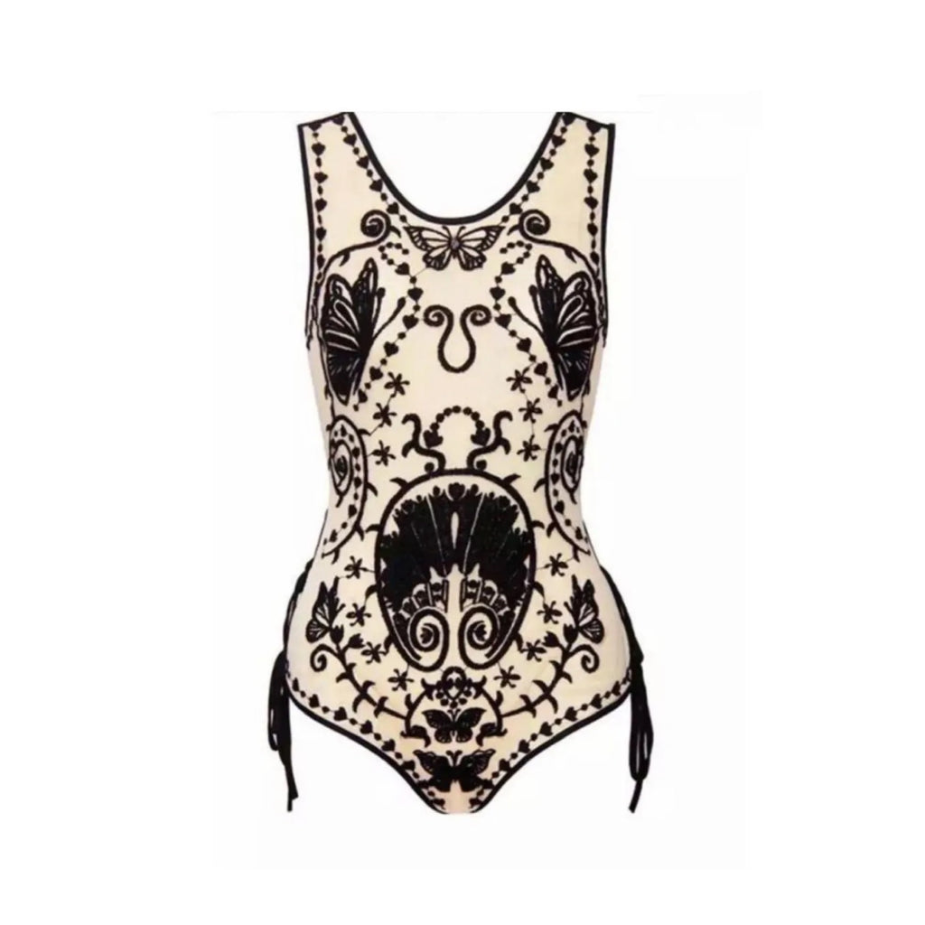 Butterfly Noir One-Piece Swimsuit