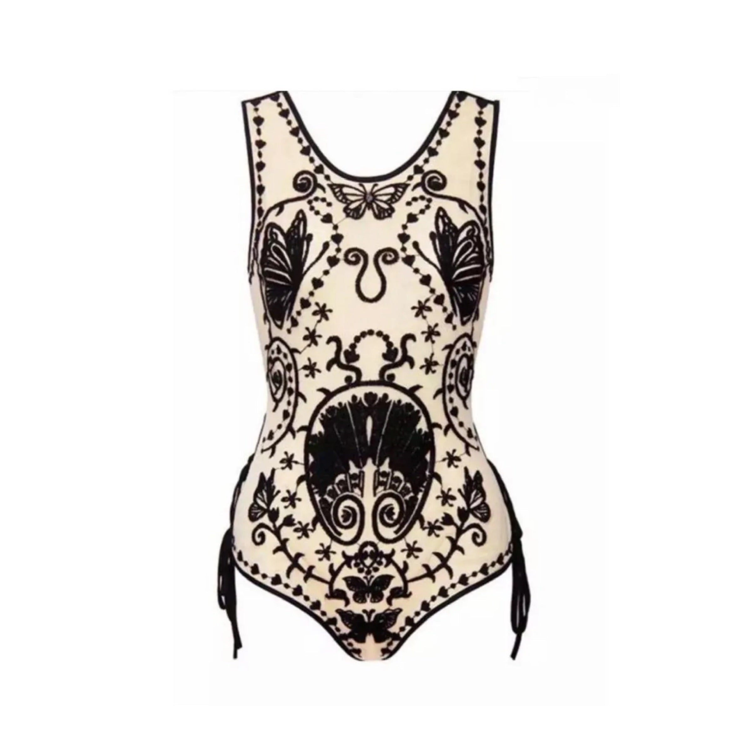 Butterfly Noir One-Piece Swimsuit