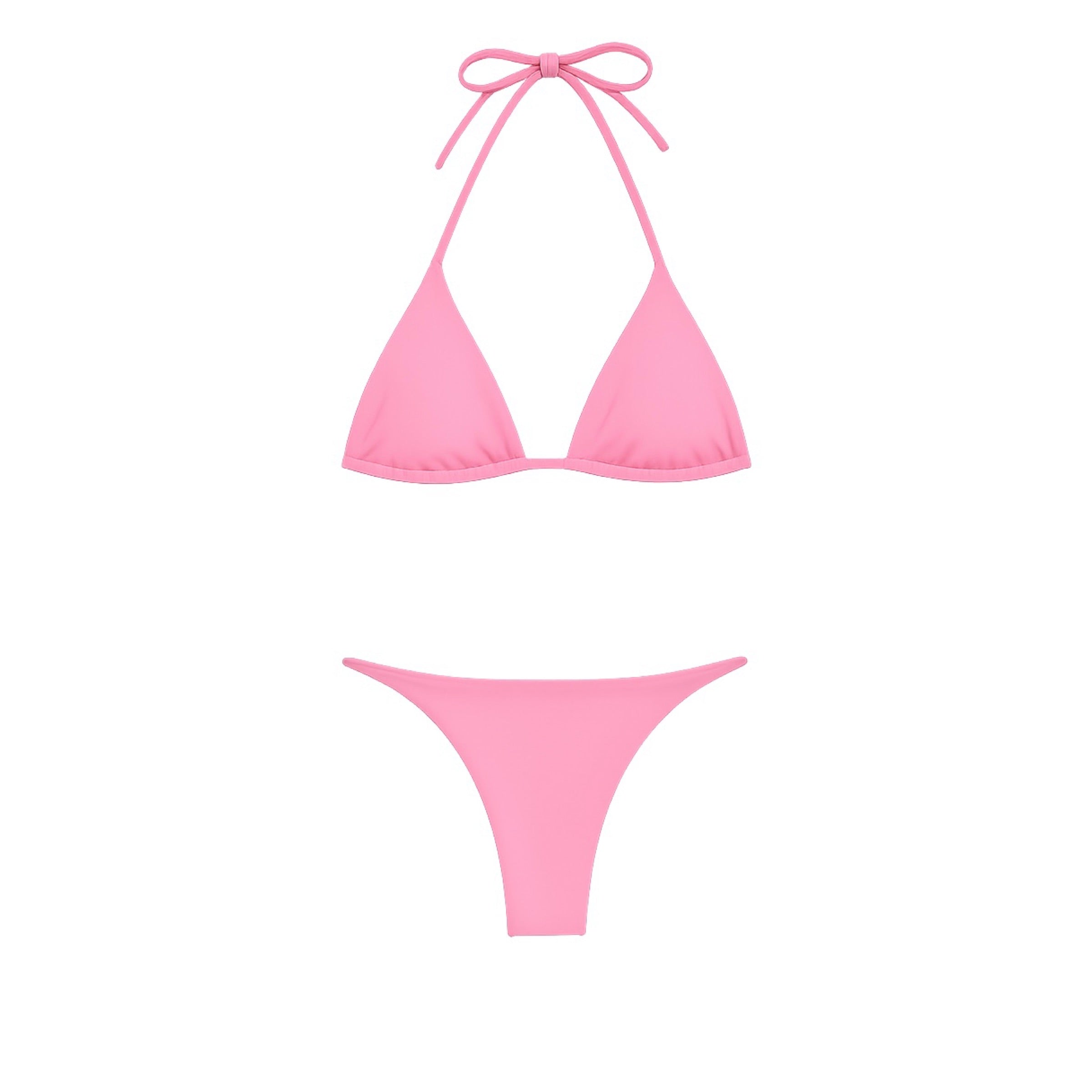 Pink Sands Triangle Bikini Set