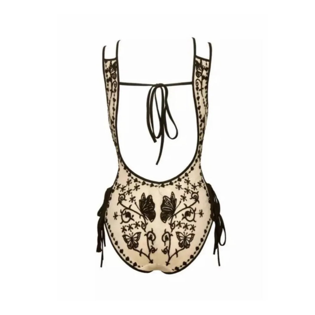 Butterfly Noir One-Piece Swimsuit