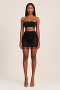 Midnight Coast Crochet Cover-Up Skirt